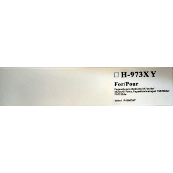 Hp 973XL Y reman  ORINK 110ML F6T83AE