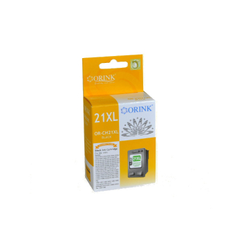 ORINK Tusz HP 21 do drukarek Deskjet 3910 / 3930 / 3940 / PSC1410 / 2360 | Black | 20ml.