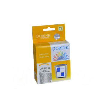 ORINK Tusz HP 11 do drukarek Designjet 100 plus / 500 / Business Inkjet 1000 | Cyan | 28ml.