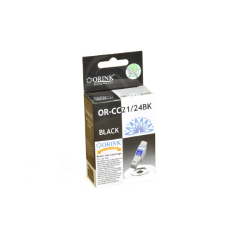 ORINK Tusz BCI21/24BK do drukarek Canon BJC2000 / Photo C70 / FAX B180C | Black | 10ml.