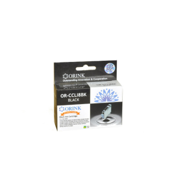 ORINK Tusz CLI8BK do drukarek Canon Pixma iP3300 / iP4200 / MP520 / MP800 / MP970 | Black | 14ml.