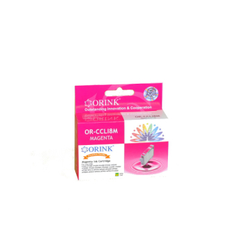 ORINK Tusz CLI8M do drukarek Canon Pixma iP3300 / iP4200 / MP520 / MP800 / MP970 | Magenta | 14ml.