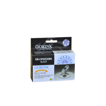 ORINK Tusz PGI520BK do drukarek Canon Pixma MP540 / MP620 / MX870 / iP3600 | Black | 21ml.