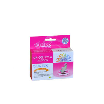 ORINK Tusz CLI521M do drukarek Canon Pixma MP540 / MP620 / MX870 / IP3600 | Magenta | 10,5ml.