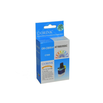 ORINK Tusz LC900C do drukarek Brother DCP-110C / 310CN / MFC210C / FAX 1835C | Cyan | 17,5ml.