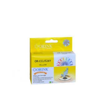 ORINK Tusz CLI526Y do drukarek Canon 526 Pixma iP4850 / IX6550 / MG5150 / MX715 | Yellow | 10,5ml.