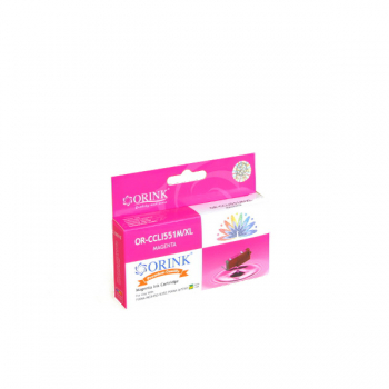 ORINK Tusz CLI551XLM do drukarek Canon Pixma MG5450 / 6350 / Pixma iP7250 | Magenta | 12ml.