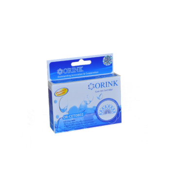 ORINK Tusz T0802 do drukarek Epson Stylus Photo P50 / R265 / RX560 | Cyan | 10ml.