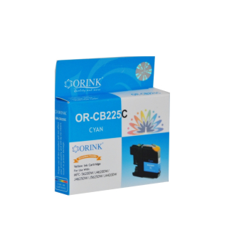 ORINK Tusz LC225C do drukarek Brother MFC J5620DW / J4620DW / J4625DW / J5625DW / J4420DW | Cyan | 15ml.