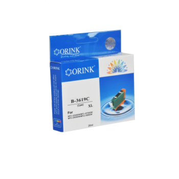 ORINK Tusz LC3619C do drukarek Brother MFC J2330DW / J3530DW / J3930DW | Cyan| 20ml