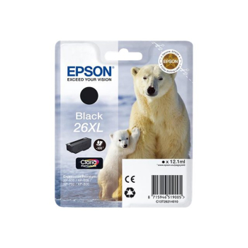 Epson Tusz Stylus XP600 T2621 Black 12,2ml 500 stron