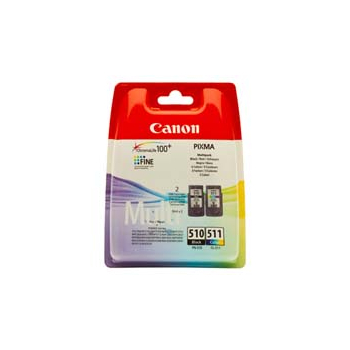 Canon Tusz PG-510/CL511 Black/Kolor 9ml Black - 220s, 9 ml, Color - 244s, 9 ml