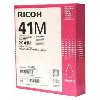 Ricoh Gel cart GC-41M HC 405763 Magenta 2200sh