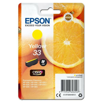 Epson Tusz Stylus T33 T3344 Yellow 4,5ml