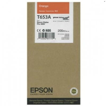 Epson Tusz Stylus Pro 4900 T653A Orange 200ml