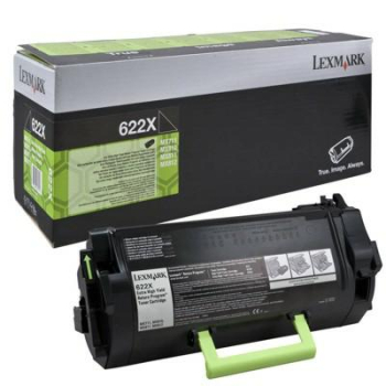 Lexmark Toner 622X 62D2X00 Black 45K