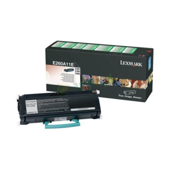 Lexmark Toner E26x E260A11E Black 3,5K