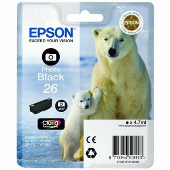Epson Tusz Stylus XP600 T26114 PhotoBk 4,7ml