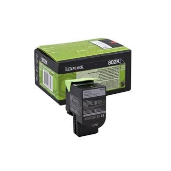 Lexmark Toner 802K 80C20K0 Black 1K CX310, CX410, CX510