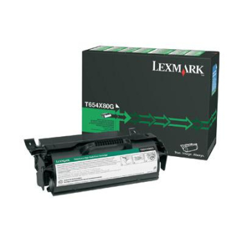 Lexmark Toner T65X T654X80G Black 36K