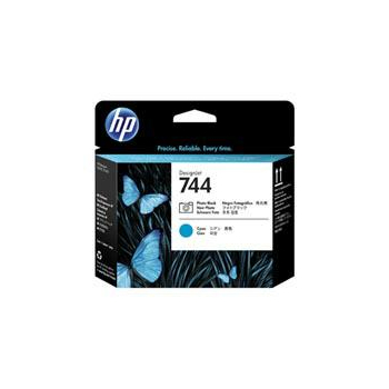 HP Głowica nr 744 F9J86A Matte Bk / Cyan