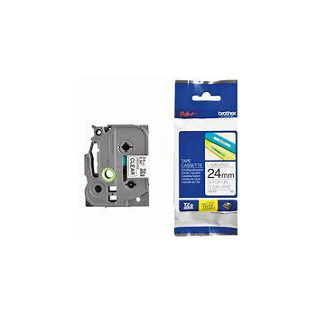 Brother Taśma TZE-151 9mm BLACK ON CLEAR