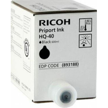 Ricoh Tusz JP-40 HQ-40 817225 Black 893188, 600ml