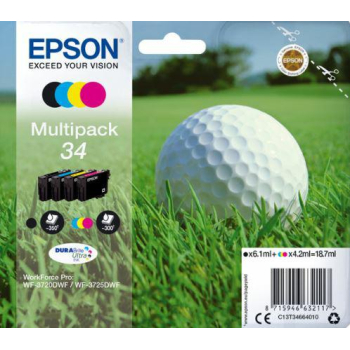 Epson Tusz WF3720/3725 T3466 CMYK 18.7ml
