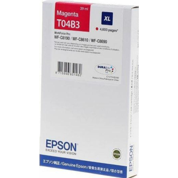 Epson Tusz Stylus T04B3 XL Magenta 39ml 4600stron