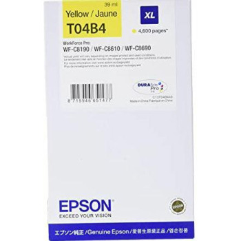Epson Tusz Stylus T04B4 XL Yellow 39ml 4600stron