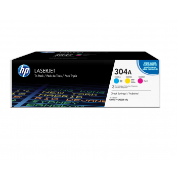 HP Toner nr 304A CF372AM 3pack CMY CC531,532,533