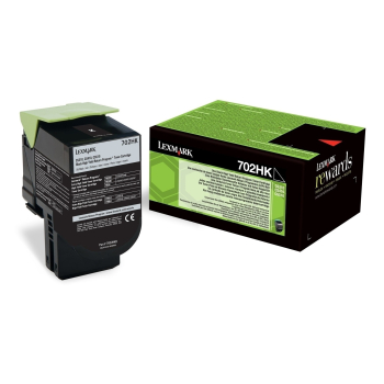 Lexmark Toner 702HK 70C2HK0 Black 4K zwrotny