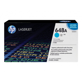 HP Toner nr 648A CE261A Cyan 11K