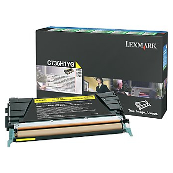 Lexmark Toner C736/X736 C736H1YG Yel 10K