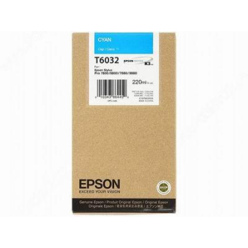 Epson Tusz Pro7800/7880 T6032 Cyan 220ml