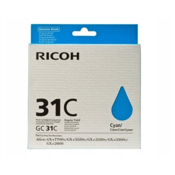 EOLRicoh Gel cart GC-31C 405689/405693 1,75K Cyan