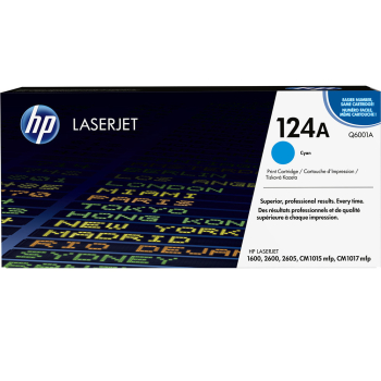 HP Toner nr 124A Q6001A Cyan 2K