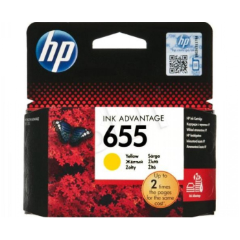 HP Tusz nr 655 CZ112AE Yellow 600str