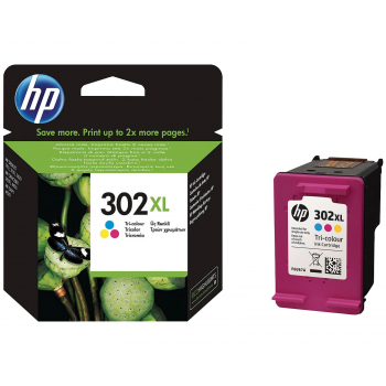 HP Tusz nr 302XL F6U67AE color 8ml 330str