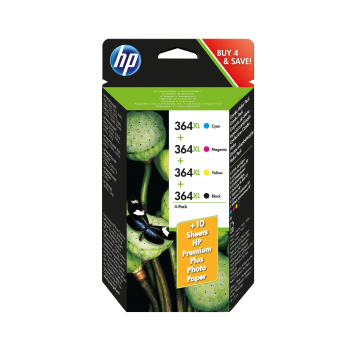HP Tusz nr 364 SM596EE 4pack CMYK K-XL