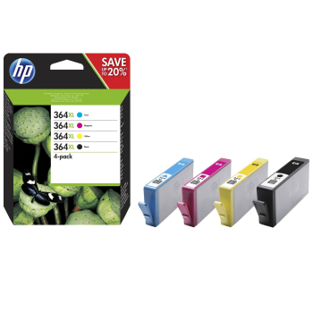 HP Tusz nr 364XL N9J74AE 4pack CMYK