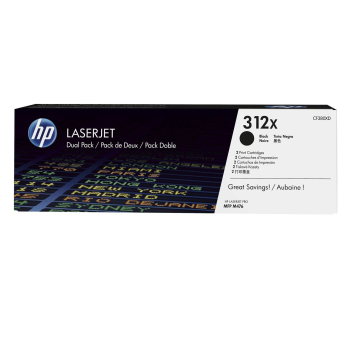 HP Toner nr 312XD CF380XD Black  2pack 4,4K