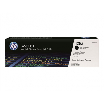 HP Toner nr 128AD CE320AD Black 2pack 2x2K