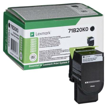 Lexmark Toner 71B20K0 Black 3K zwrotny