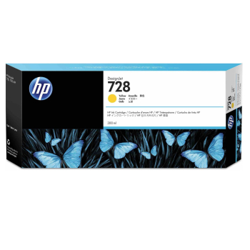 HP Tusz nr 728 F9K15A Yellow 300ml