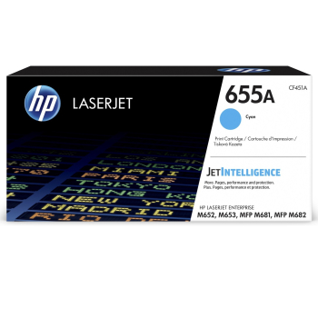 HP Toner nr 655A CF451A Cyan 10,5K