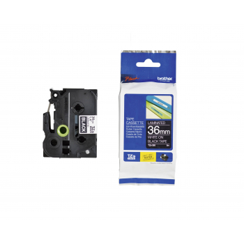 Brother Taśma TZE-365 White on Black 36mm