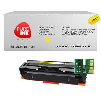 Toner Pureink W2032X HP415X 415X do M454 M479 z chipem