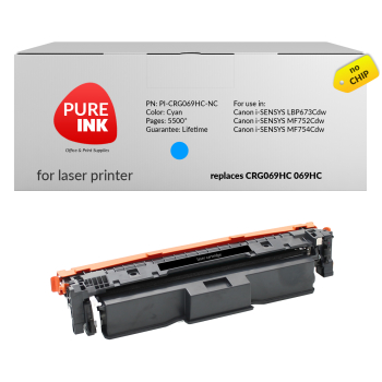 Toner Pureink CRG069HC 069HC LBP673Cdw MF752Cdw MF754Cdw bez chipa