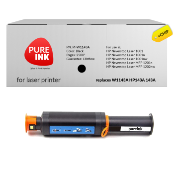 Toner Pureink W1143A HP143A 143A Laser 1001 1201n